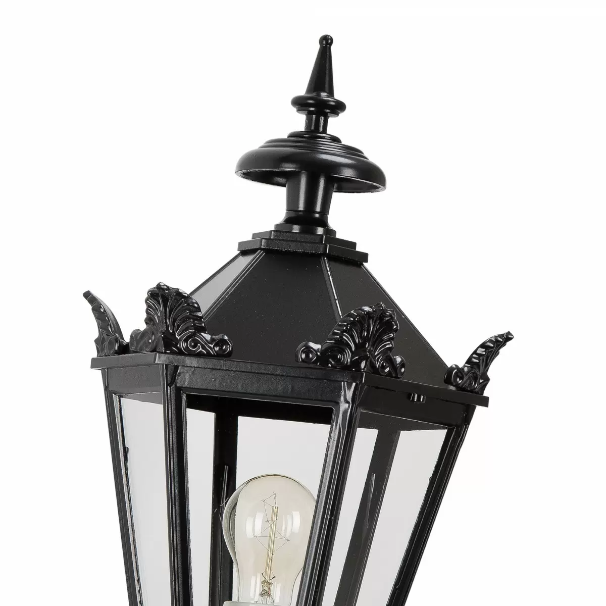 Lanterne hexagonale K7C avec couronne éclairage d'extérieur