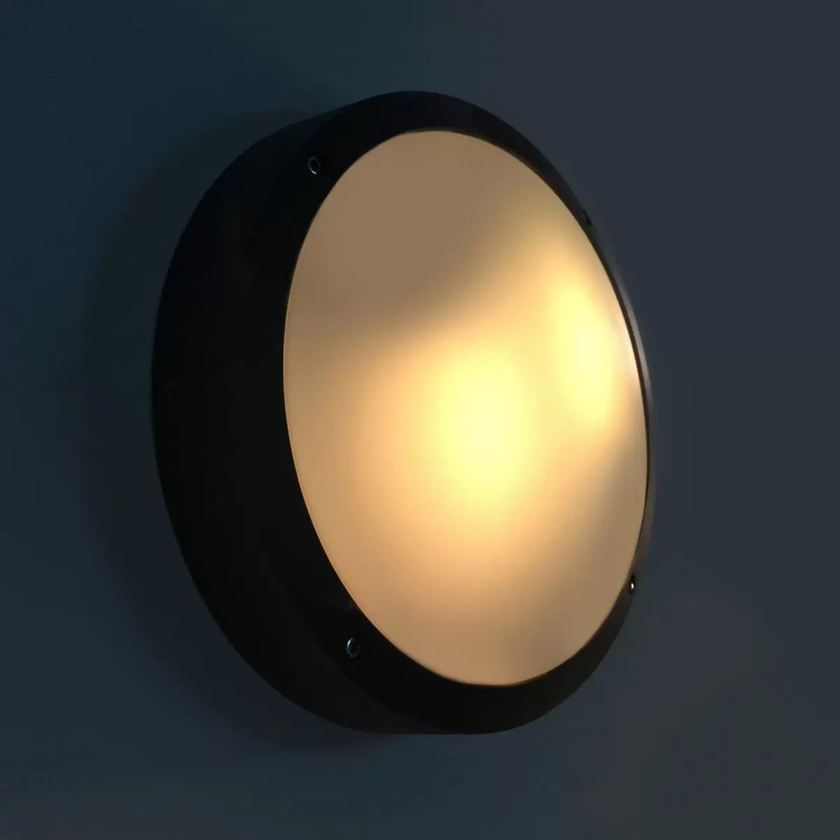 Lampe d'extérieur, Stellar ronde moderne murale ou plafonnière