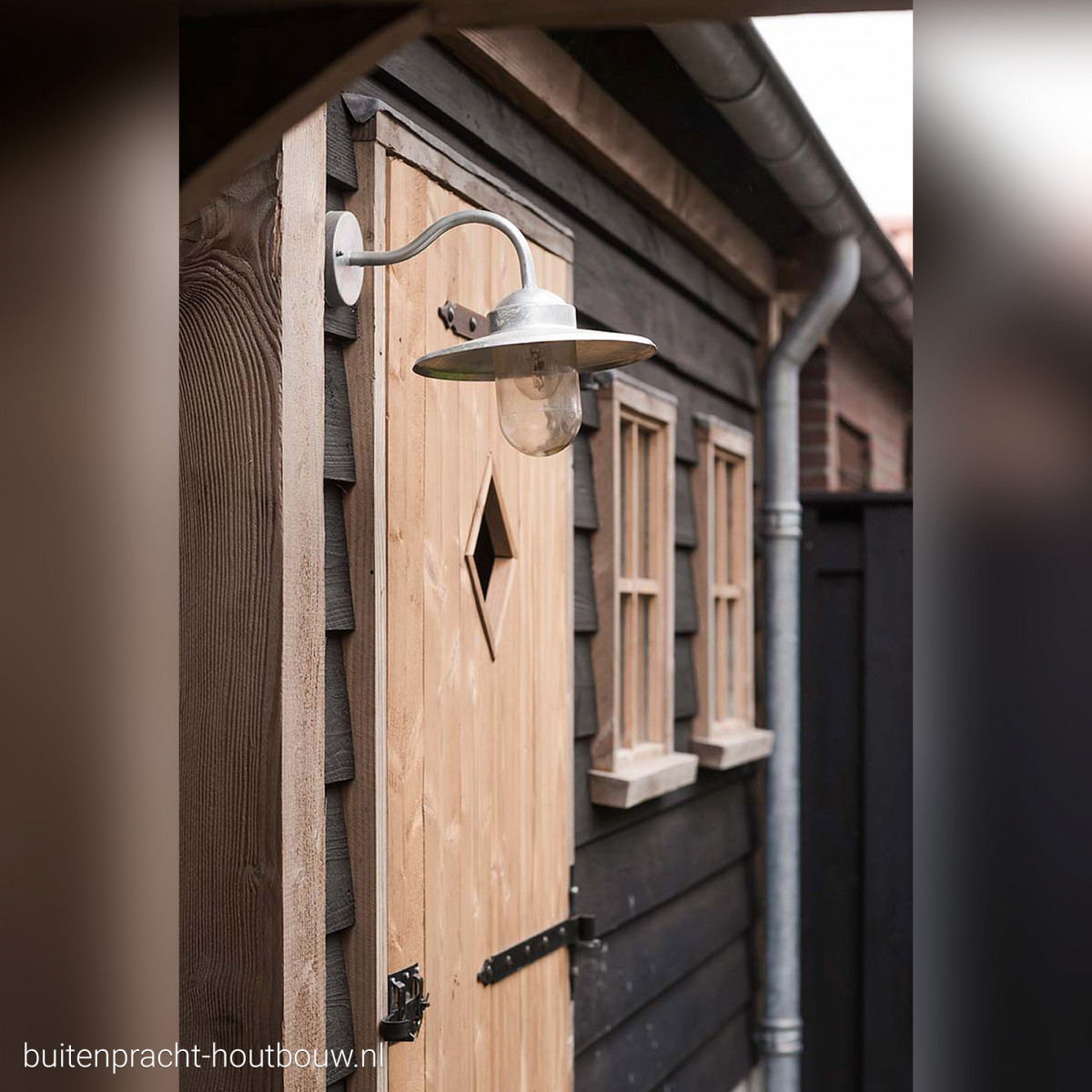 Applique extérieur Dolce (7375) galvanisée avec capteur LED jour et nuit 