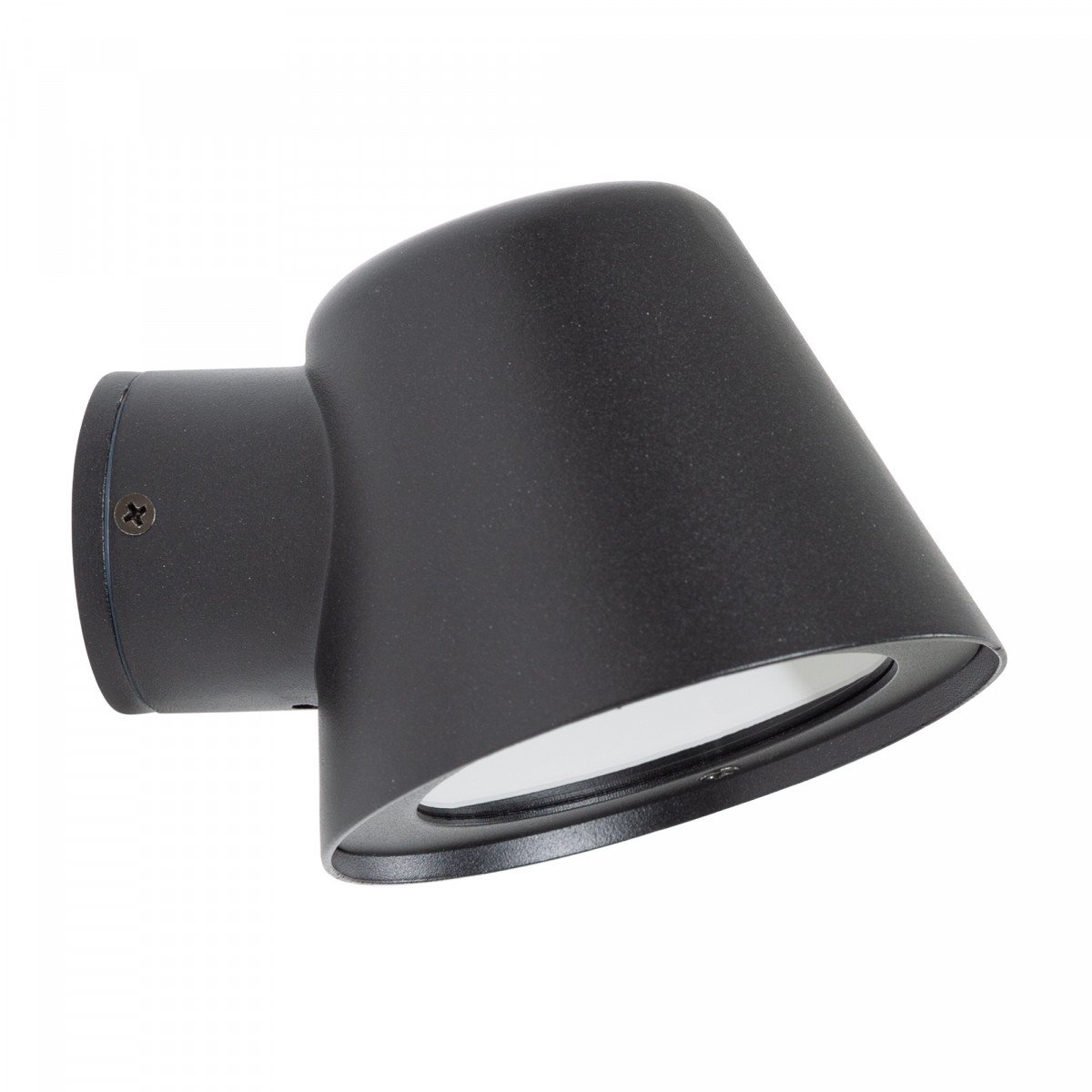 Applique murale Noir Mat GU10 avec capteur jour/nuit