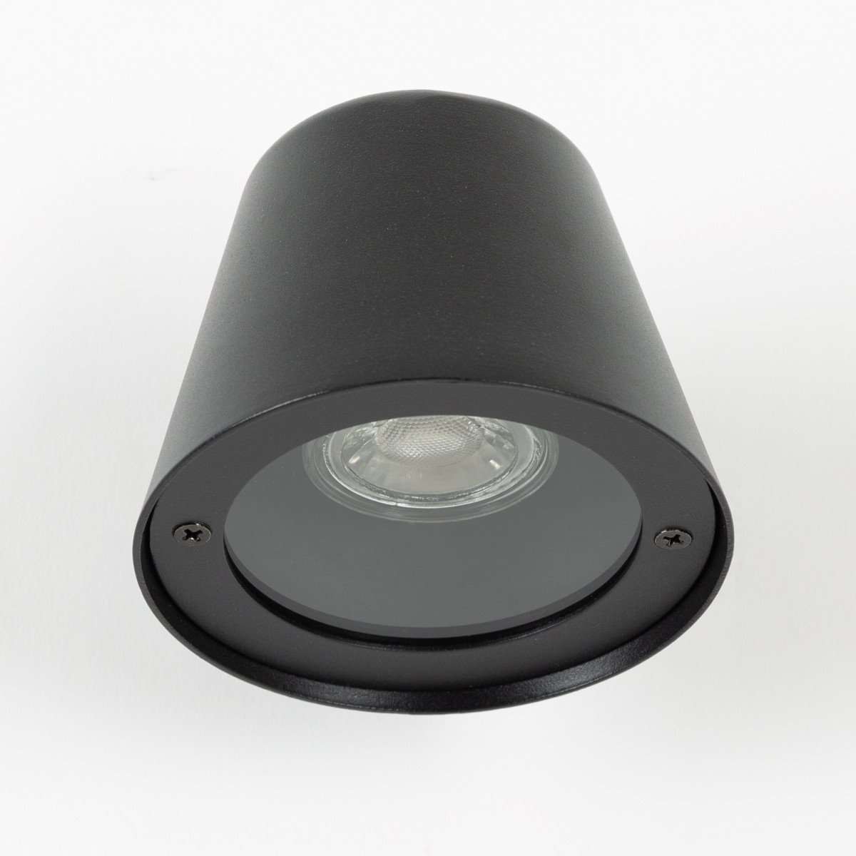 Applique murale Noir Mat GU10 avec capteur jour/nuit