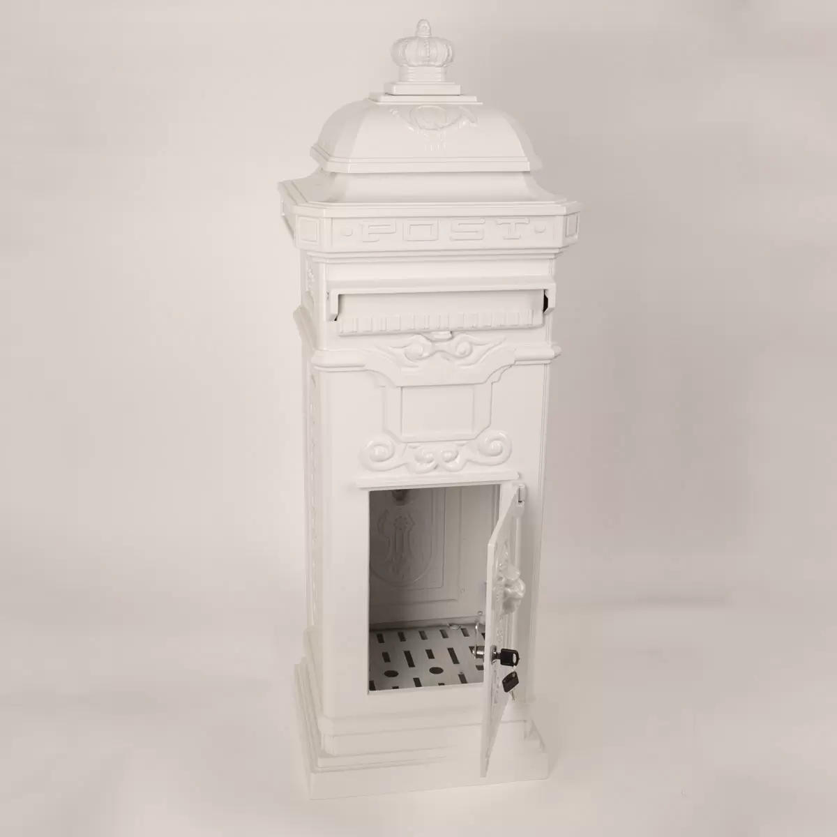 Boîte Aux Lettres Sur Pied Aluminium Vintage Antirouille Vert - Conforama