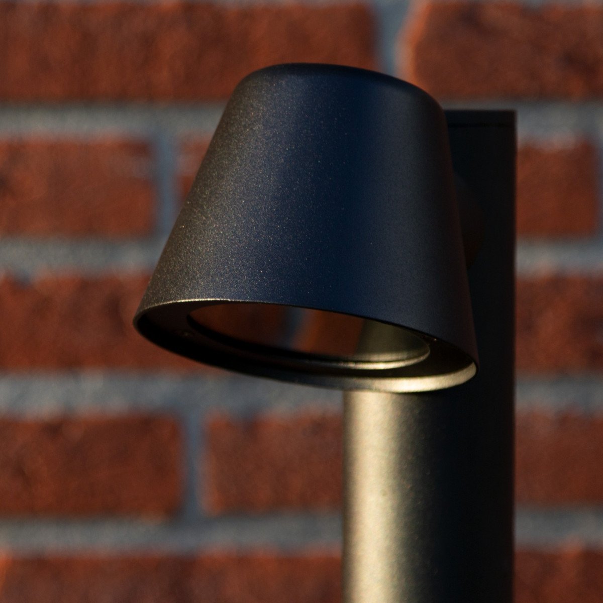 Lampadaire, lampe sur pied Vita Cup noir mat